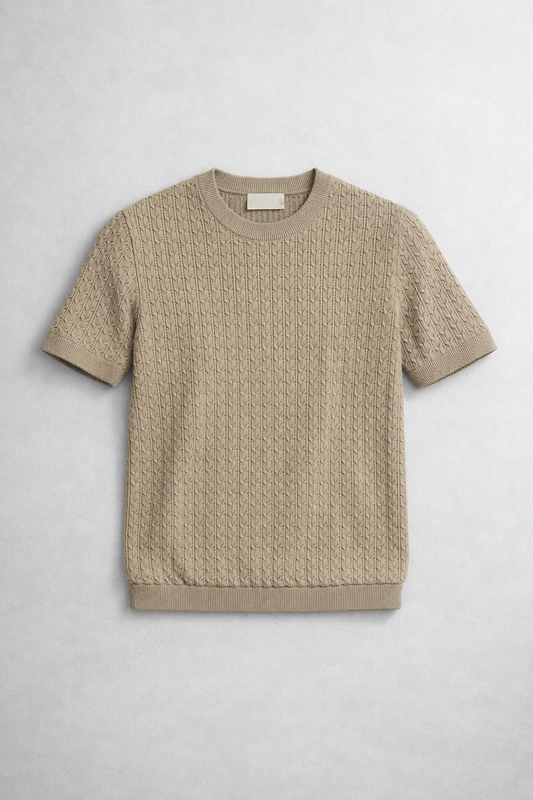 Ditouché Textured Knit Tee